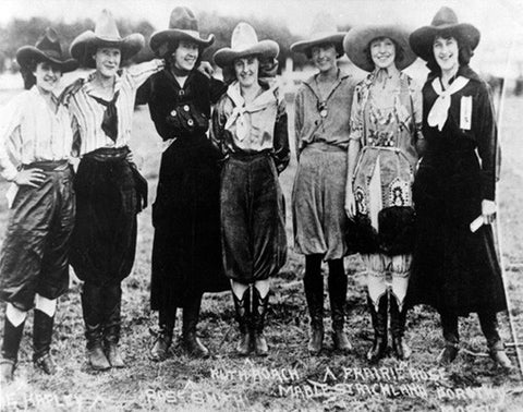 Cowgirls With Prairie Rose