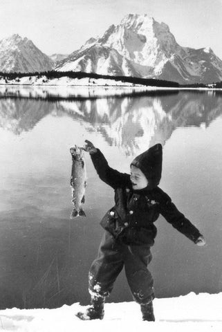 Girl Fishing Jackson Lake